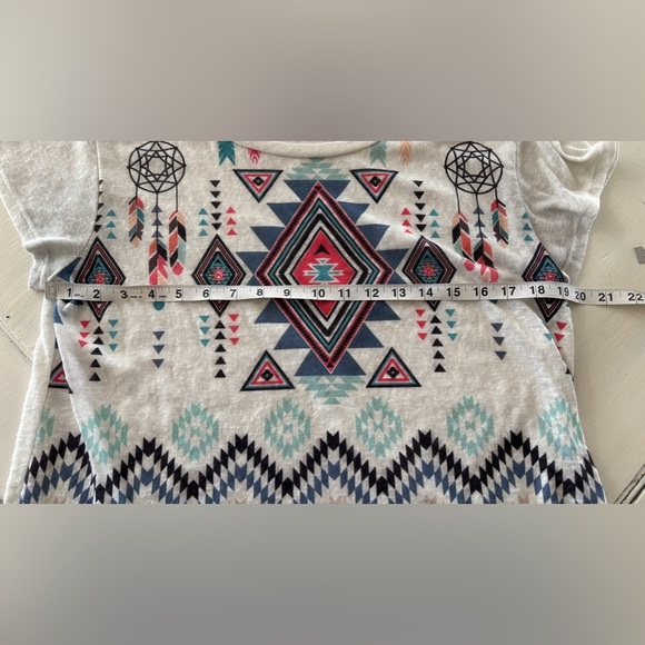 Signature Studio Women’s Knit Tribal Multicolored High-low Top SZ XL - Picture 6 of 7